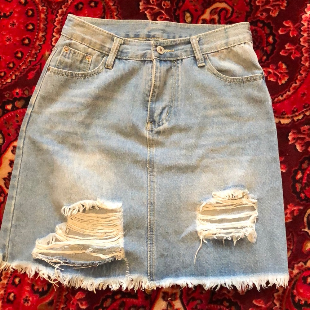 Denim skirt